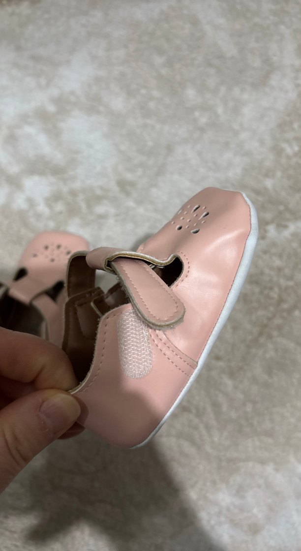 Pembe Kız Bebek İlk Adım Ayakkabısı - Görsel 3