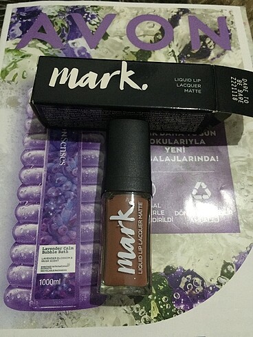 Avon mark lıQuıd lıp lacquer matte