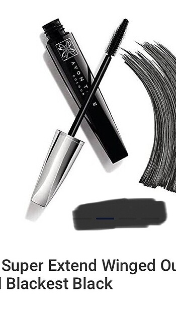 Avon Avon süper extend wınged out mascara blackest black