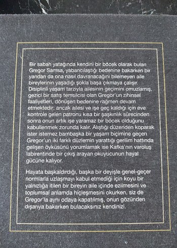 Dönüşüm - Franz Kafka CİLTLİ - Görsel 2