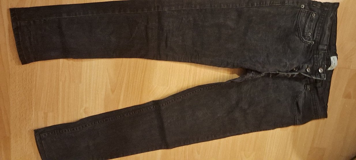 siyah ve lacivert erkek kot pantolon - Görsel 5