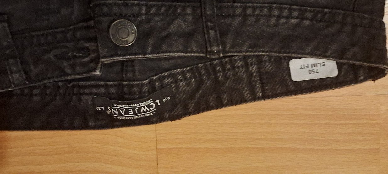 siyah ve lacivert erkek kot pantolon - Görsel 4