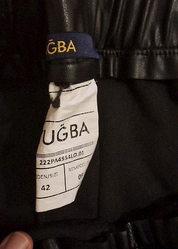 Tuğba Siyah Deri Kemerli Kadın Pantolon - Görsel 3