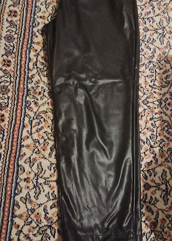 Tuğba Siyah Deri Kemerli Kadın Pantolon - Görsel 5