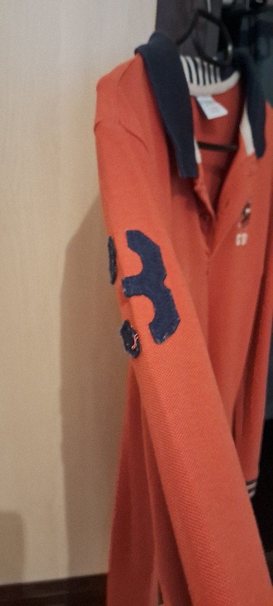 USPA Uzun Kollu Polo Tişört - Görsel 4