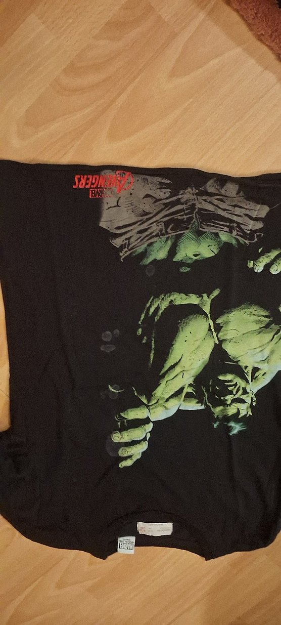 çocuk Siyah Hulk Baskılı Uzun Kollu Tişört - Görsel 2