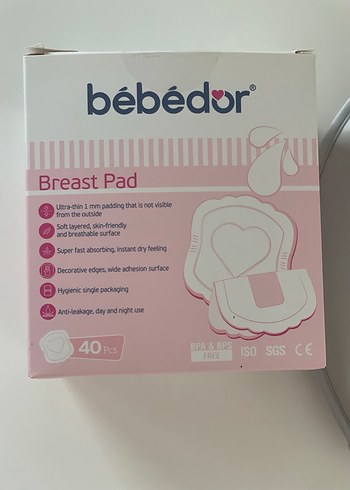 Bebedor Pembe Göğüs Pedi 40'lı - Görsel 2