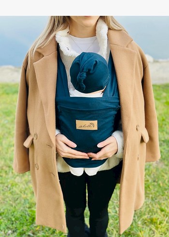 Lacivert Bebek sling - Görsel 2