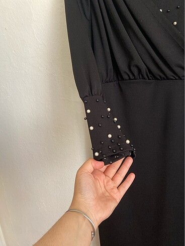 xl Beden İncili elbise