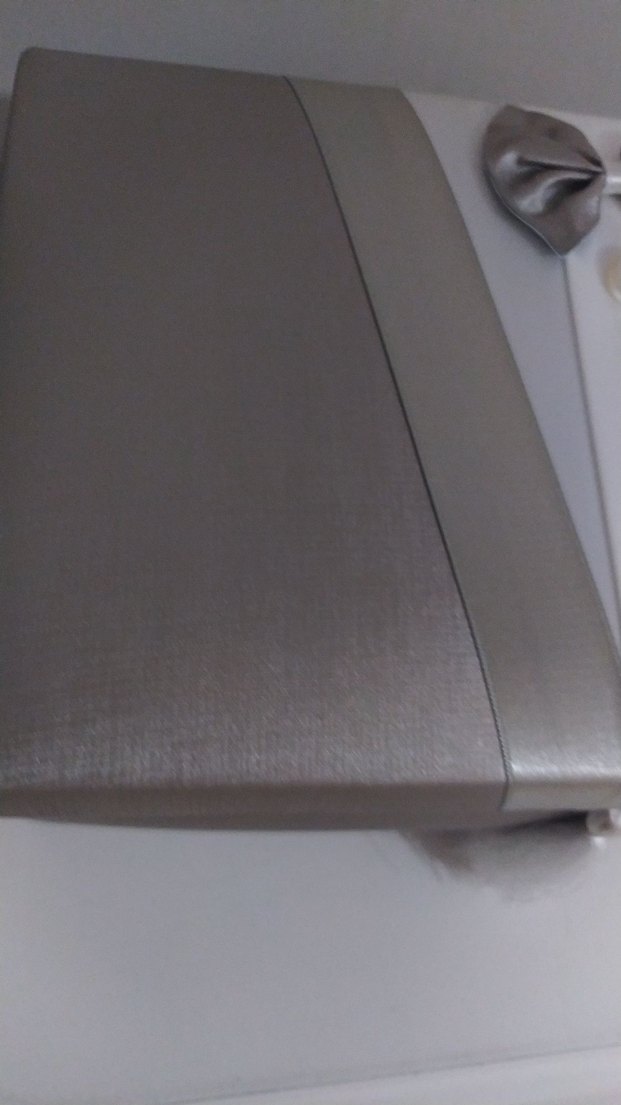 Gri Papyonlu aynalı modern damat  bohçası 
Kutusu aynalı - Görsel 3