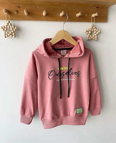 Ourselves baskılı sweatshirt