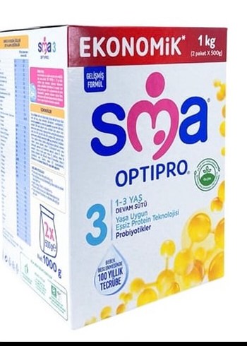 SMA Optipro 1-3 Yaş Devam Sütü 1kg