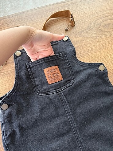 4 Yaş Beden gri Renk Defacto erkek bebek/çocuk denim salopet