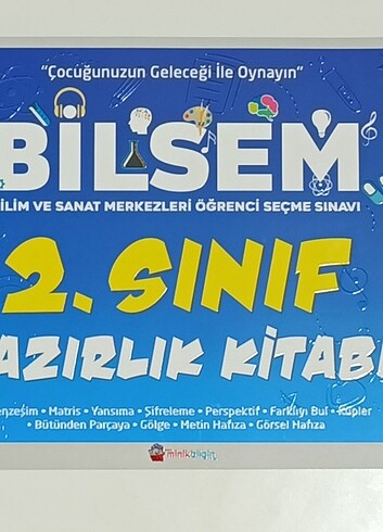 2. sınıf - Bilsem hazırlık kitabı