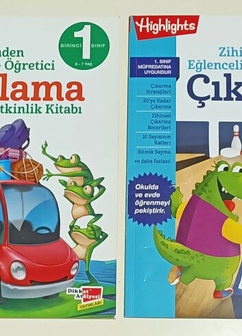 1. sınıf toplama & çıkarma etkinlik kitabı - dikkat atölyesi yay