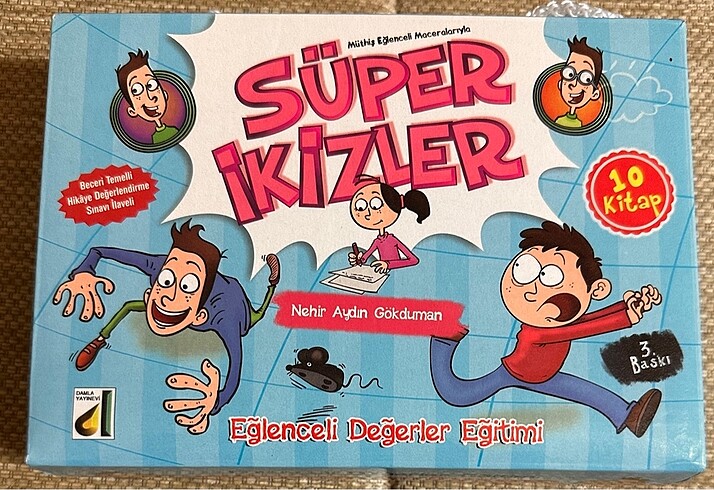 Süper ikizler - 10 kitap kutulu set