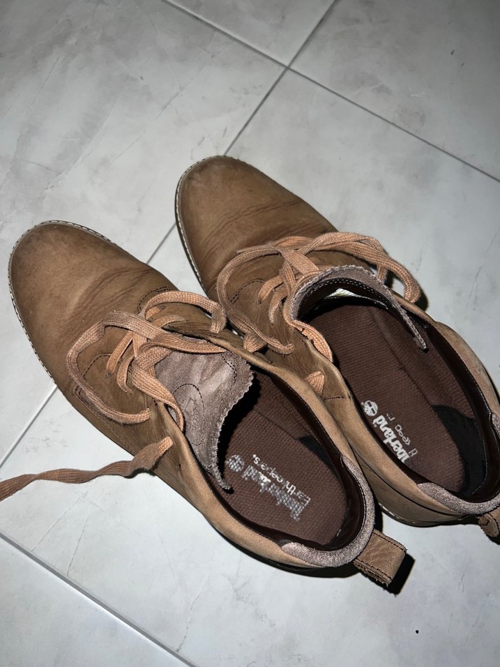 Bej Süet Erkek Bot - Görsel 3