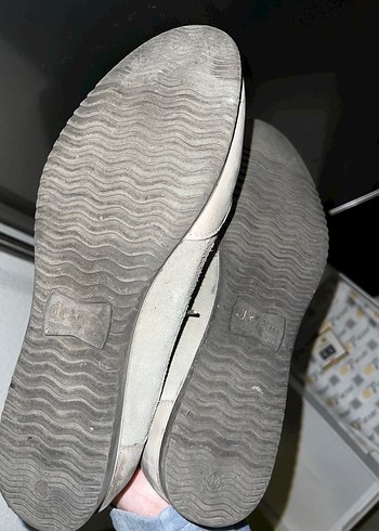 Gri Erkek Günlük Ayakkabı Bağcıkları - Görsel 2