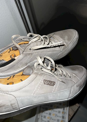 Gri Erkek Günlük Ayakkabı Bağcıkları - Görsel 3