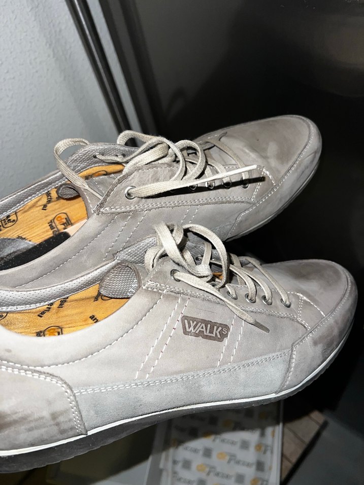 Gri Erkek Günlük Ayakkabı Bağcıkları - Görsel 3