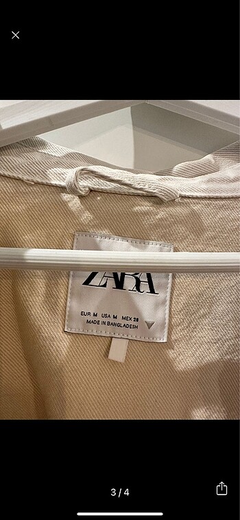 Zara Crop Jean Ceket