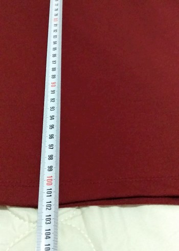 Bordo Midi Kadın  Elbise - Görsel 6