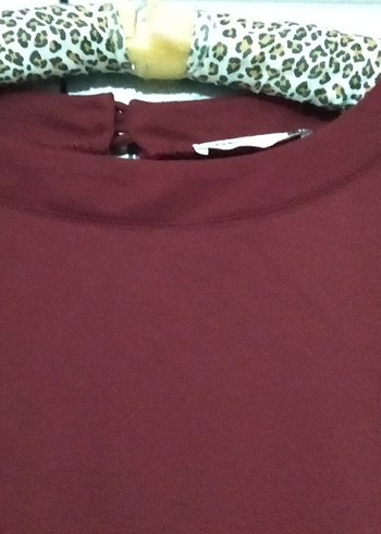 Bordo Midi Kadın  Elbise - Görsel 2