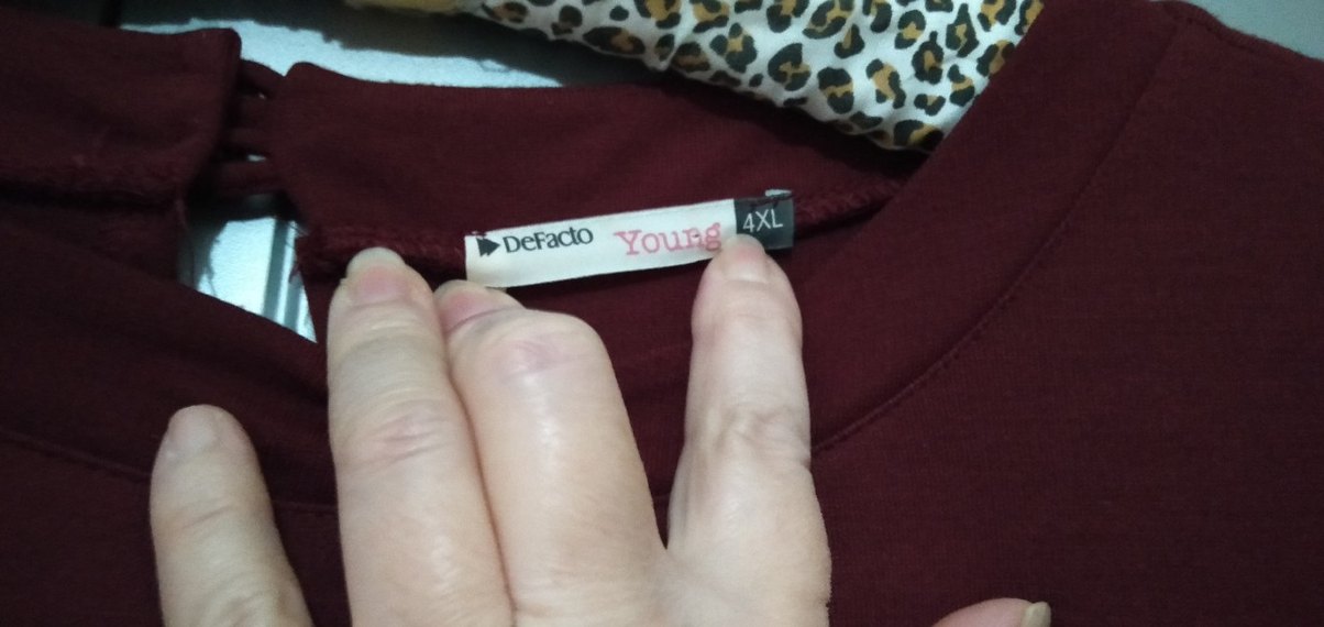 Bordo Midi Kadın  Elbise - Görsel 3