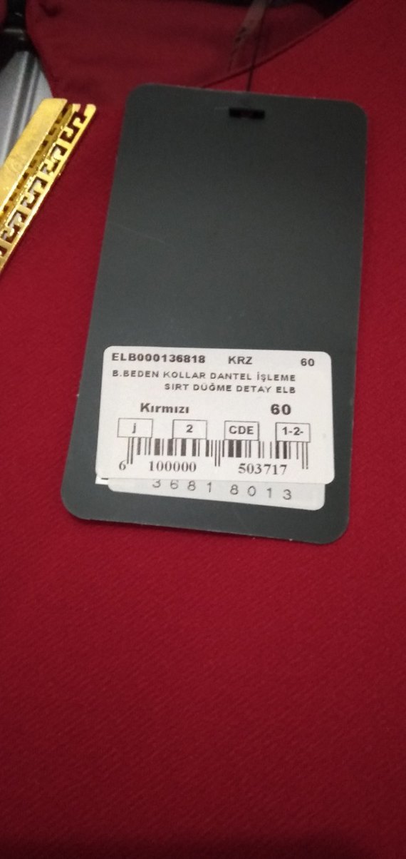 Kırmızı Büyük beden elbise - Görsel 3