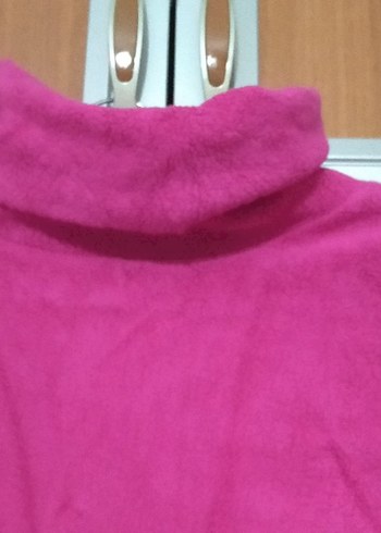 Pembe Yumuşak Dokulu Kadın Sweatshirt - Görsel 4