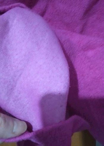 Pembe Yumuşak Dokulu Kadın Sweatshirt - Görsel 3