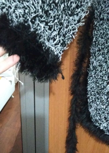 Kürk Detaylı Gri Kadın Uzun Kaban - Görsel 3