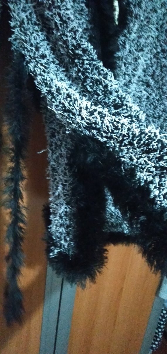 Kürk Detaylı Gri Kadın Uzun Kaban - Görsel 4