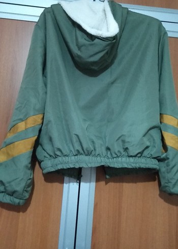 Yeşil Kadın Fermuarlı Spor Ceket - Görsel 6