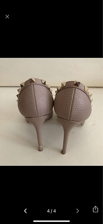 35,5 Beden ten rengi Renk Valentino stiletto