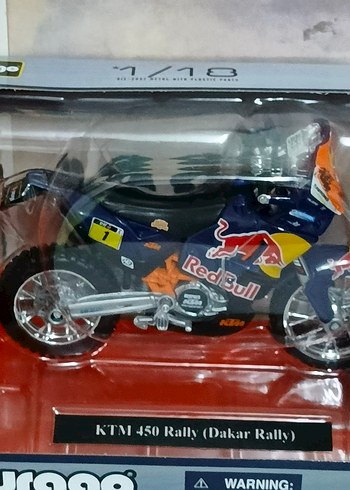 Beden Ktm 450 Rally Red Bull Motosiklet Burago