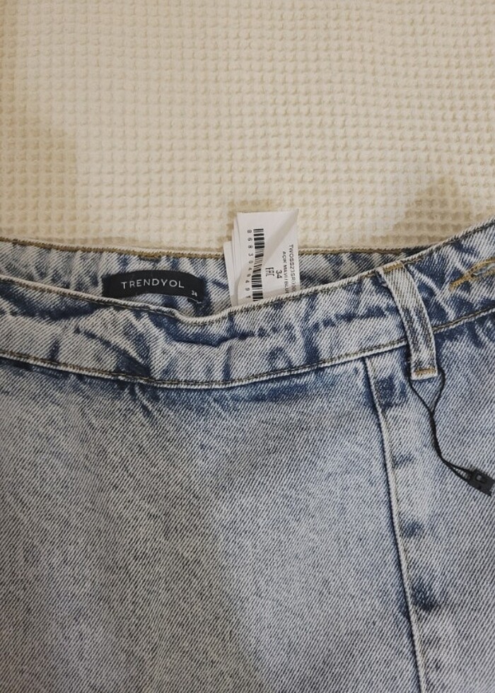 Trendyol kot şort etek - Görsel 3