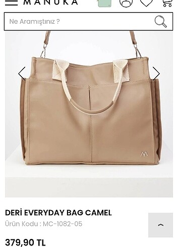 Beden camel Renk Manuka Deri Every Day Bag Camel