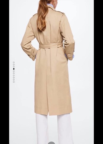 Mango Bej Midi Kadın Trençkot - Görsel 2