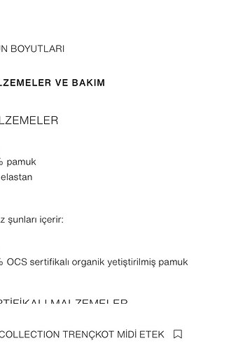 Zara trençkot Salaş Etek - Görsel 5