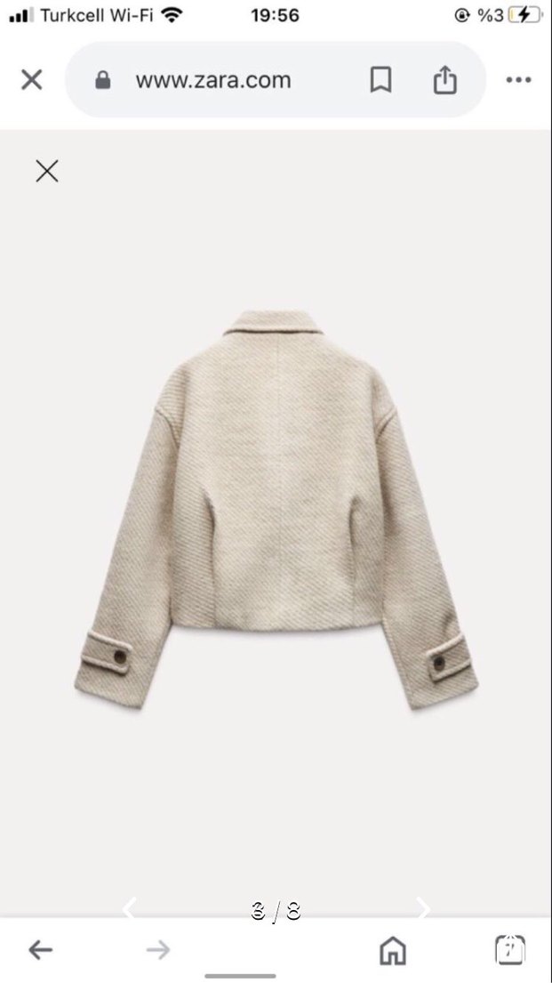 Zara kaban palto - Görsel 3