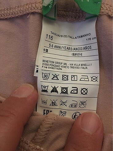 6 Yaş Beden Benetton tayt