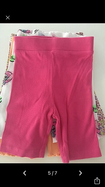 4 Yaş Beden pembe Renk Toplam 5 adet Zara, Primark, Benetton tayt