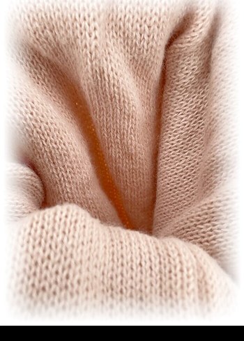 Bej Kadın Triko Bere - Görsel 3