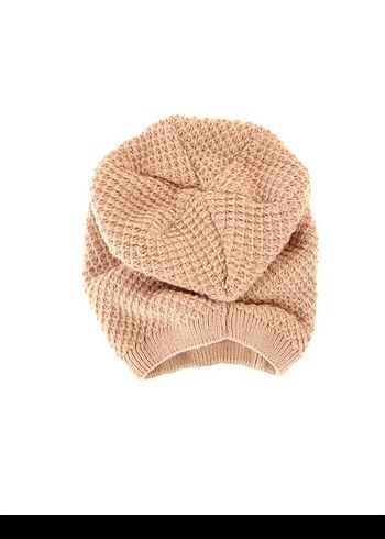 Bej Kadın Triko Bere - Görsel 2