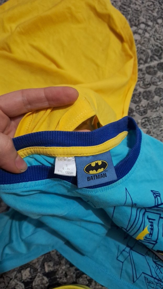 Batman pijama üst pelerinli - Görsel 4
