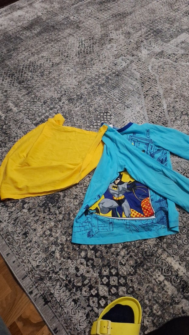 Batman pijama üst pelerinli - Görsel 3
