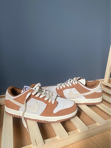 42 Beden kahverengi Renk NİKE DUNK LOW ÖZEL SERİ