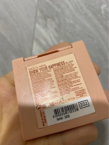  Beden Pastel 202 allık