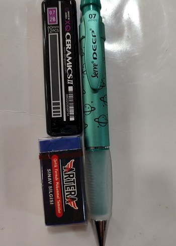 Turkuaz Otomatik Kurşun Kalem Seti